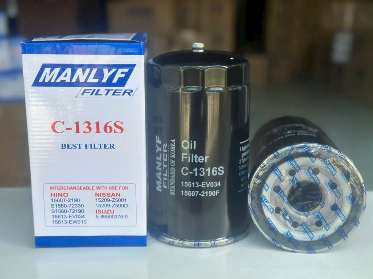 Lọc nhớt động cơ Manlyf C-1316S