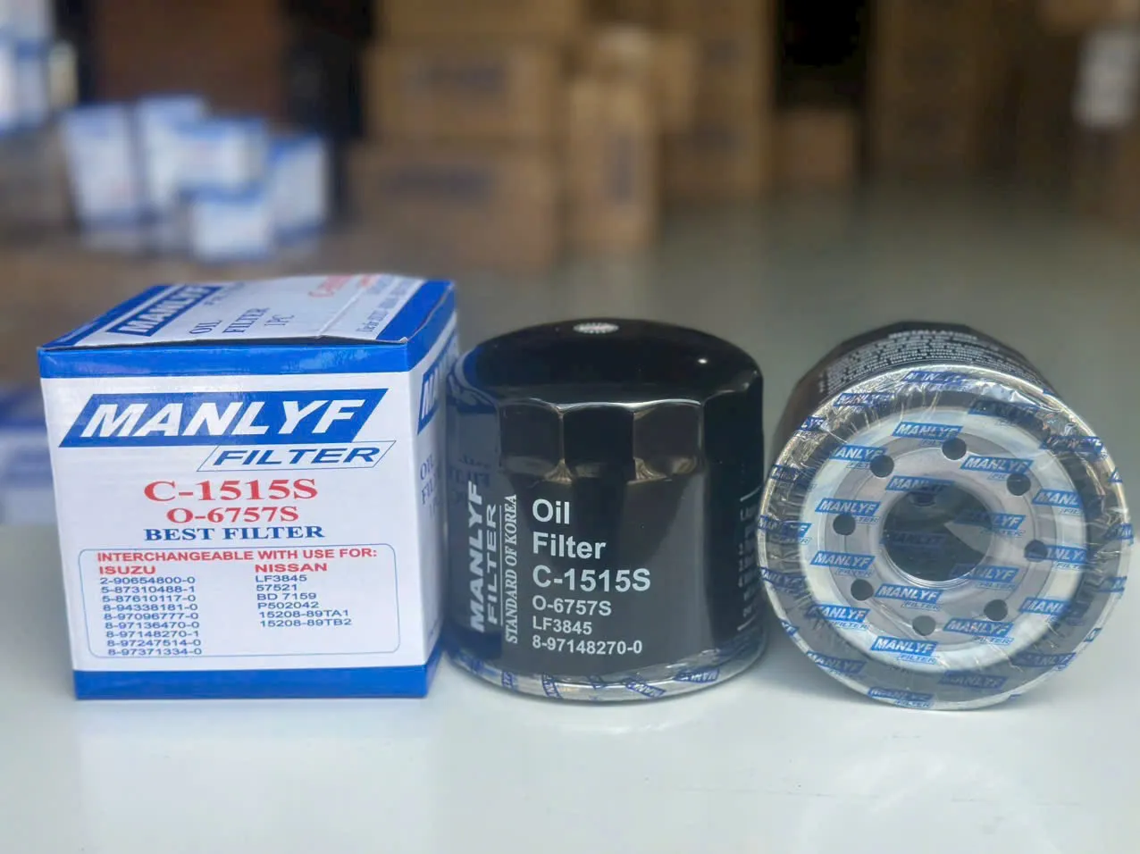 Lọc nhớt động cơ Manlyf C-1515S