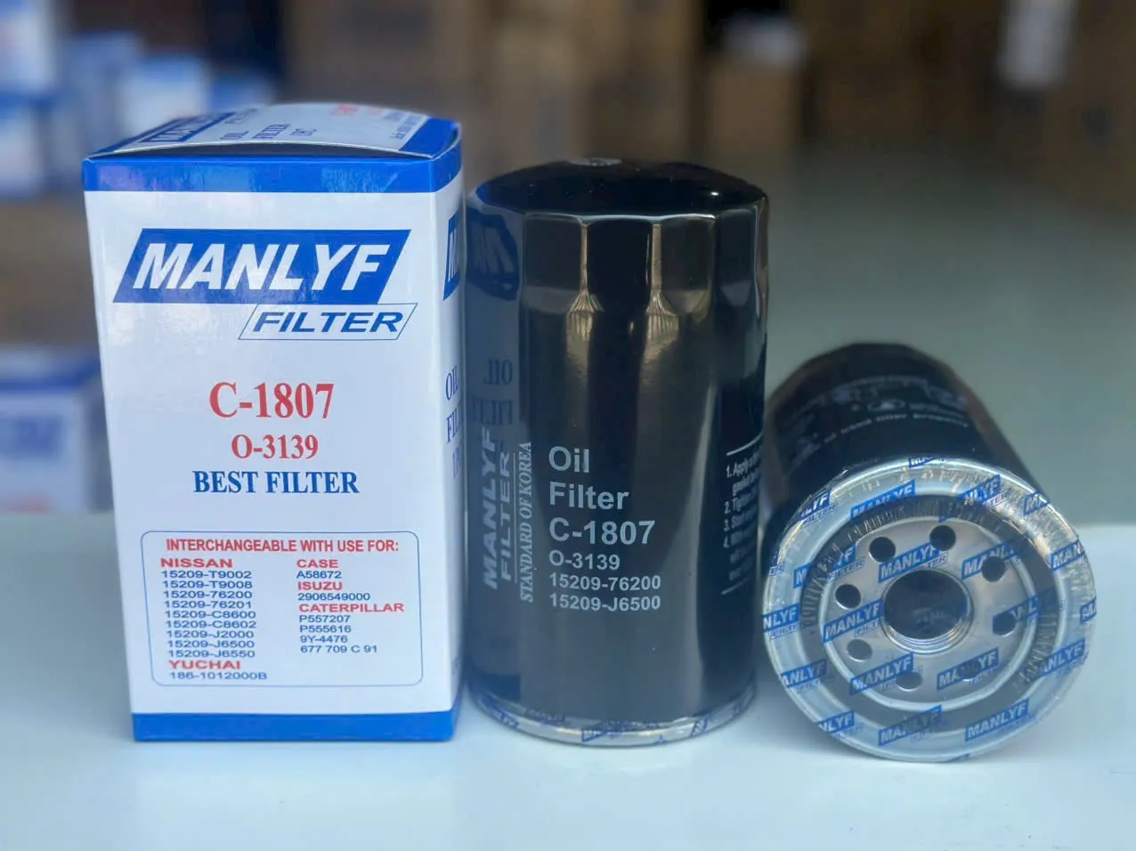 Lọc nhớt động cơ ô tô Manlyf C-1807