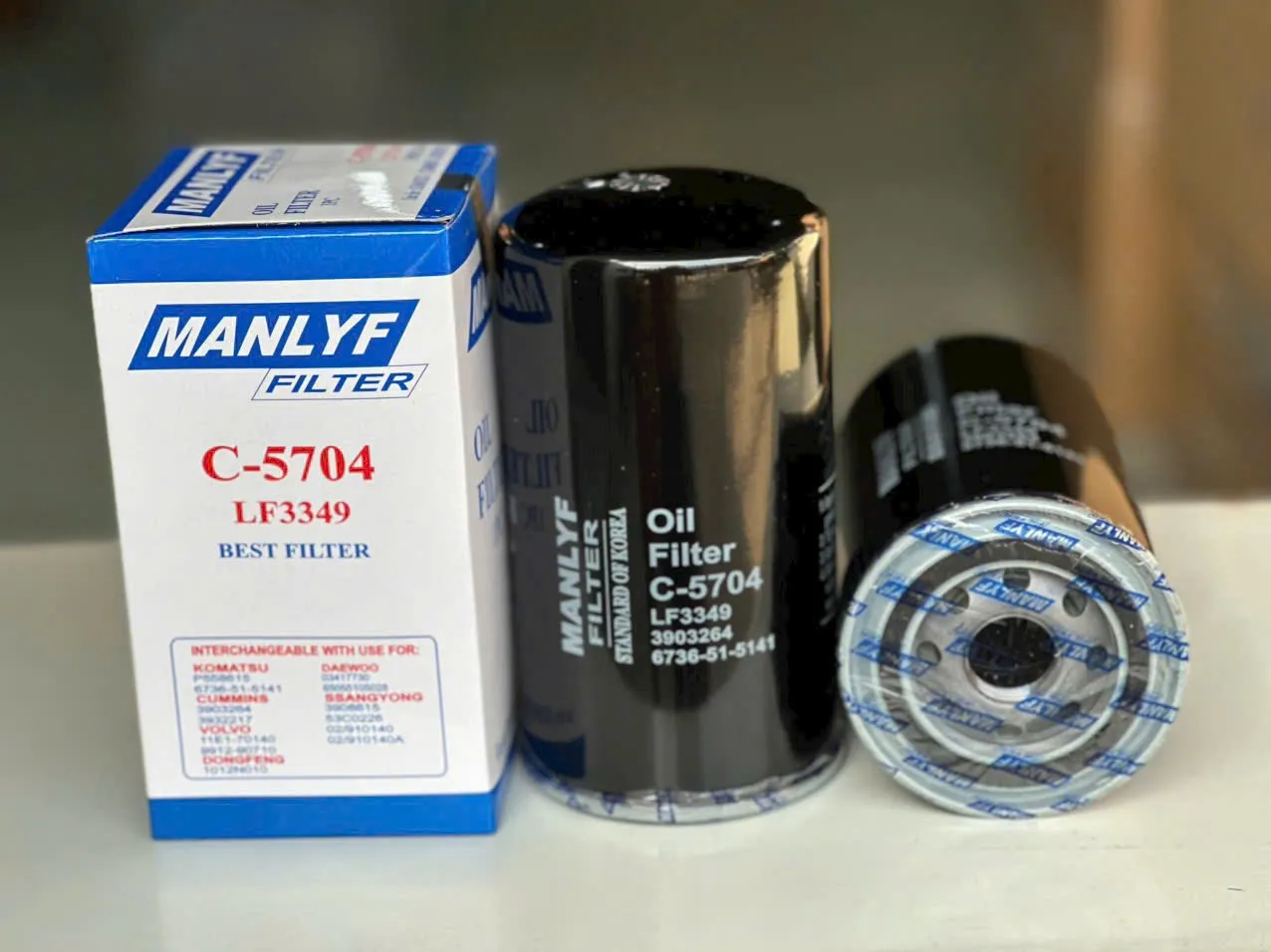 Lọc nhớt động cơ ô tô Manlyf C-5704